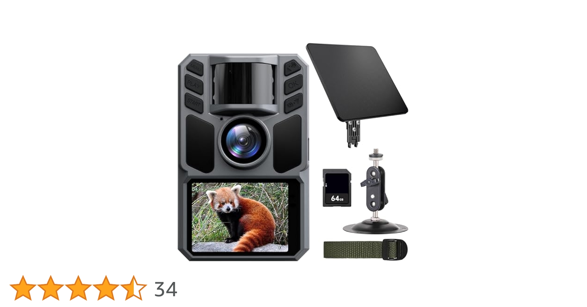 Amazon.co.jp: FKPCAM トレイルカメラ ソーラー式 【ソーラー式